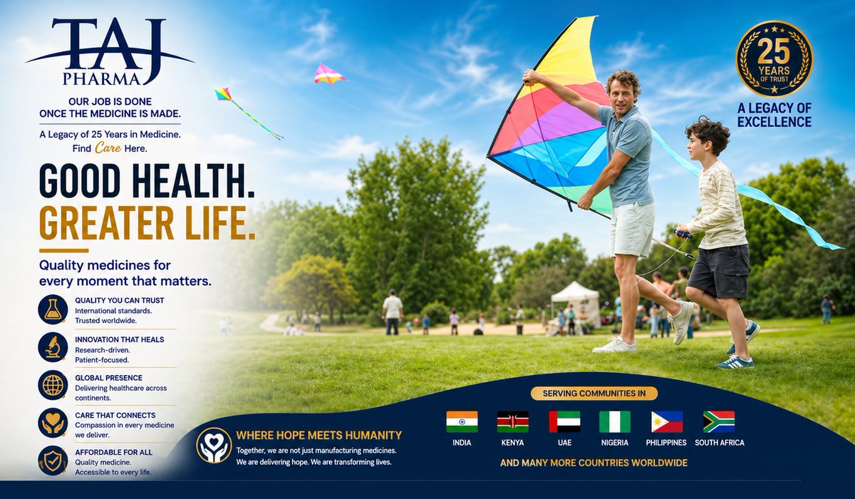 Taj Pharmaceuticals—Official tweet media