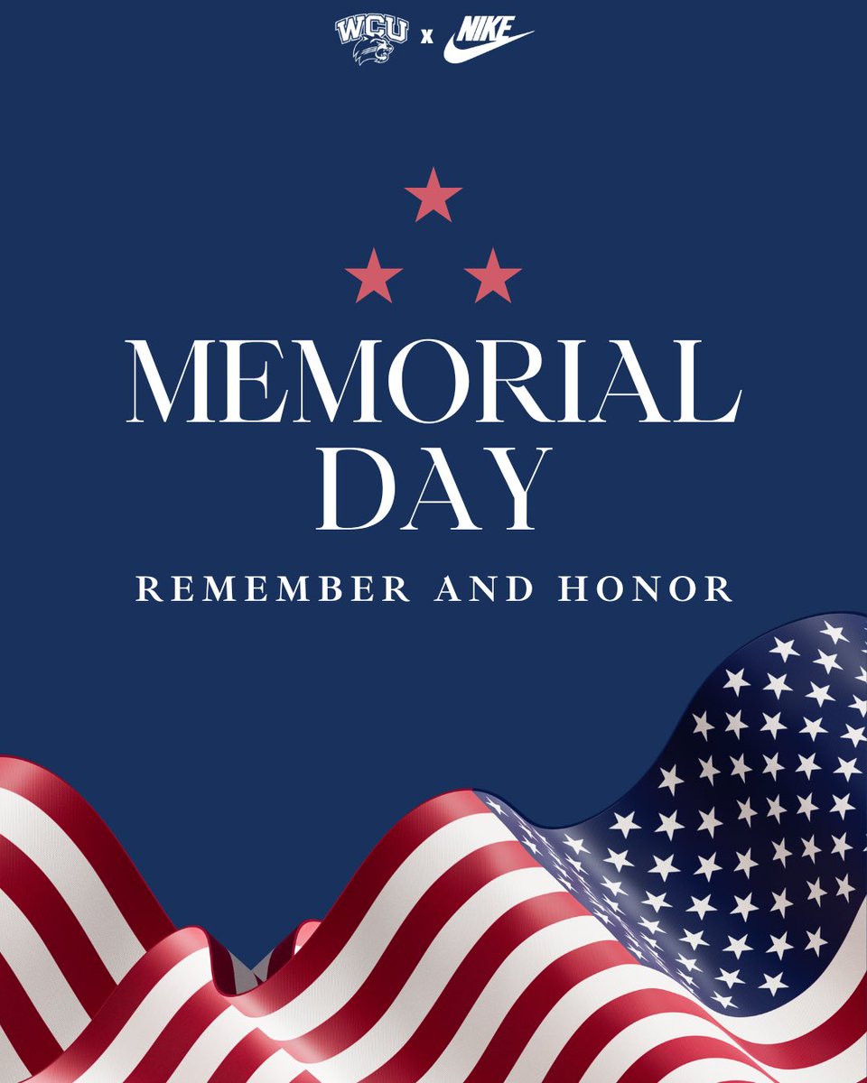 CatamountWBB's tweet photo. Remembering and honoring those who made the ultimate sacrifice for our freedom. This Memorial Day and always. 🇺🇸 https://t.co/JEwY2fJeyu
