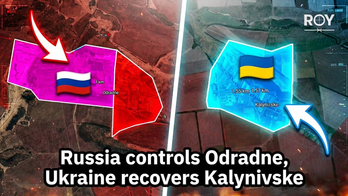 royy_tweets's tweet photo. Latest developments in the war between #Russia and #Ukraine as of the evening of May 25 - dubbed

- Russian forces control #Odradne in #Kharkiv
- Russian forces advance in #Podoly  in #Kubyansk
- Ukrainian forces control #Kalinivskye in #Dnipro
- Russian forces advance in #Verbove in #Dnipro
- Russian forces enter #Zapsillya in #Sumy

video link:https://t.co/reEQpLiMMW