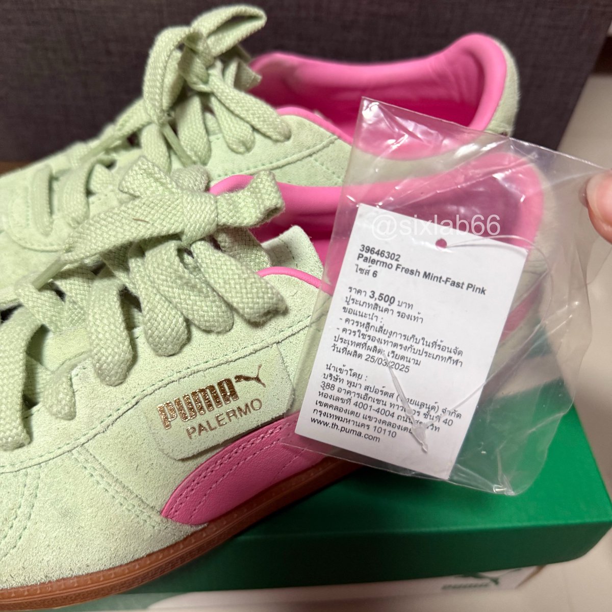 sixlab66's tweet photo. ส่งต่อ Puma Palermo สีเขียว

📌 UK 6 / EU 39 / 25 cm
💯 ของแท้ 100 % ซื้อจาก shop 
⭐️ ป้าย, กล่องครบ

*เคยใส่ไปข้างนอก 3-4 ครั้ง เคยใส่เปียกฝน 1 ครั้ง

🏷️ 2000 บาท ส่งฟรี

ดูภาพละเอียดเพิ่มเติมด้านล่างค่ะ
#รองเท้ามือสอง #pumapalermo #เสื้อผ้ามือสอง #ส่งต่อเสื้อผ้ามือสอง #โละตู้ https://t.co/WbdBnLvY76