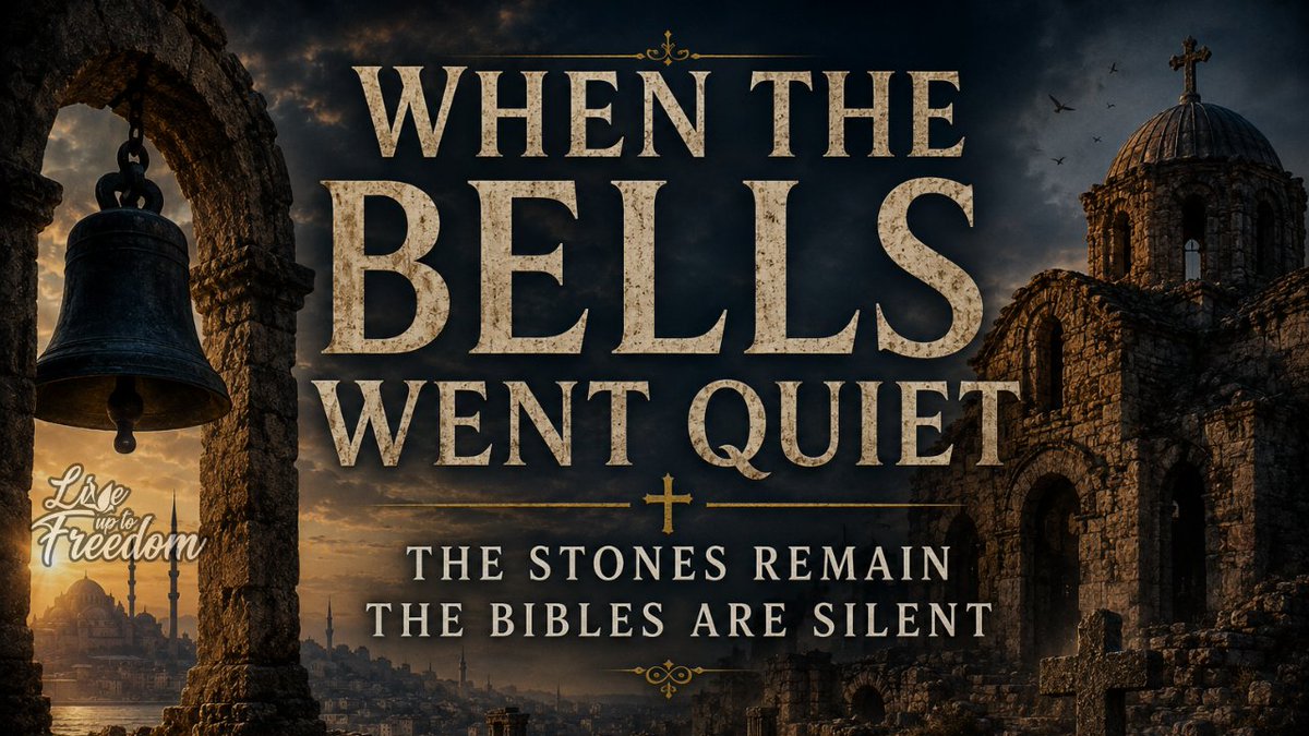 LiveUpToFreedom's tweet photo. Many Christians today walk through these cities without realizing they once stood at the center of Christian civilization. The streets that once carried Christian processions, liturgy, baptisms, funerals, and worship now preserve little more than echoes of that world.
When the Bells Went Quiet https://t.co/CyZWBffIQt
