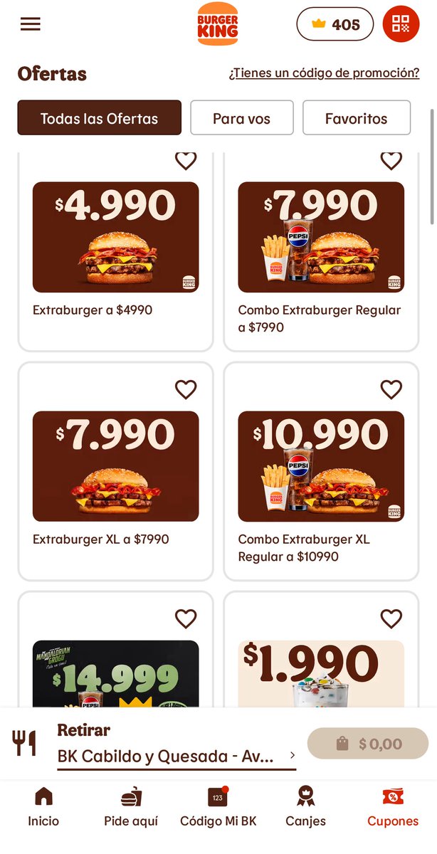 ahorraconana's tweet photo. Hasta el 28/5 hamburguesas muy baratas en BURGER KING desde $4.900
Pidiendo por la app!
Si pedimos mañana podremos acumularlo con el cupón del 40% de los martes🤔? https://t.co/YYHaFwwTdm