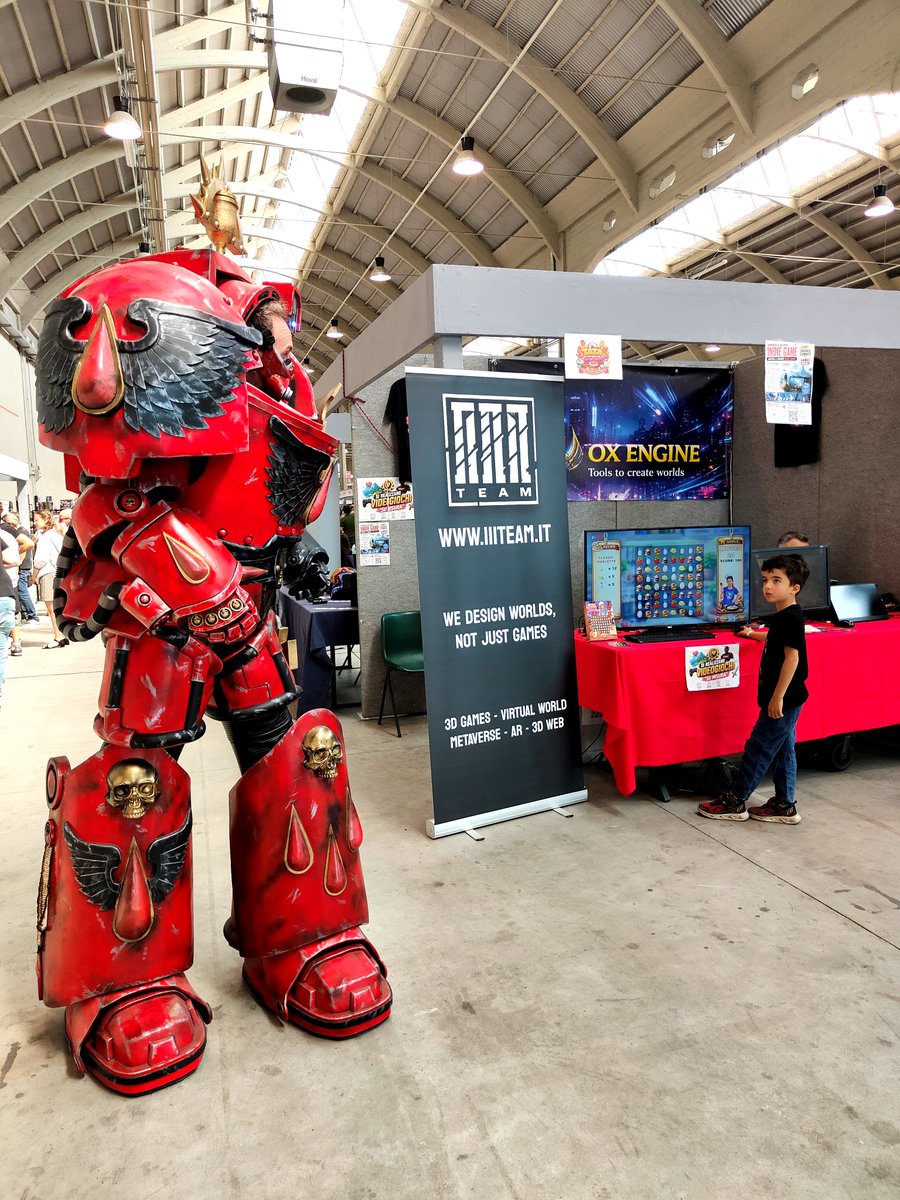 Red41_TITAN's tweet photo. Yesterday at Casale Comics and Games was an incredible day for us at IIITEAM. ❤️

We honestly didn’t expect so many people to visit our booth.
Thank you to everyone who stopped by, tried our projects, or simply took a moment to talk with us. 🙂

#casalecomics @CasaleComics https://t.co/Awz6SuzYig