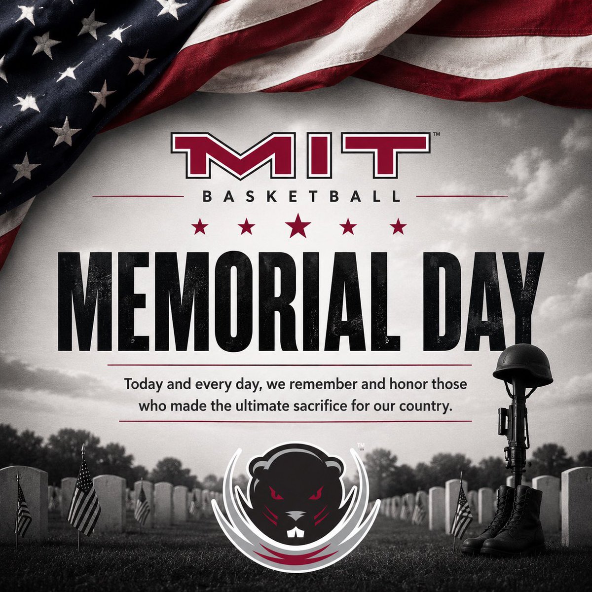 MITEngineersMBB's tweet photo. 🇺🇸Today and every day, we remember and honor those who made the ultimate sacrifice for our country.

#EngineeredToCompete | #DamTough https://t.co/iMotBVVLvi