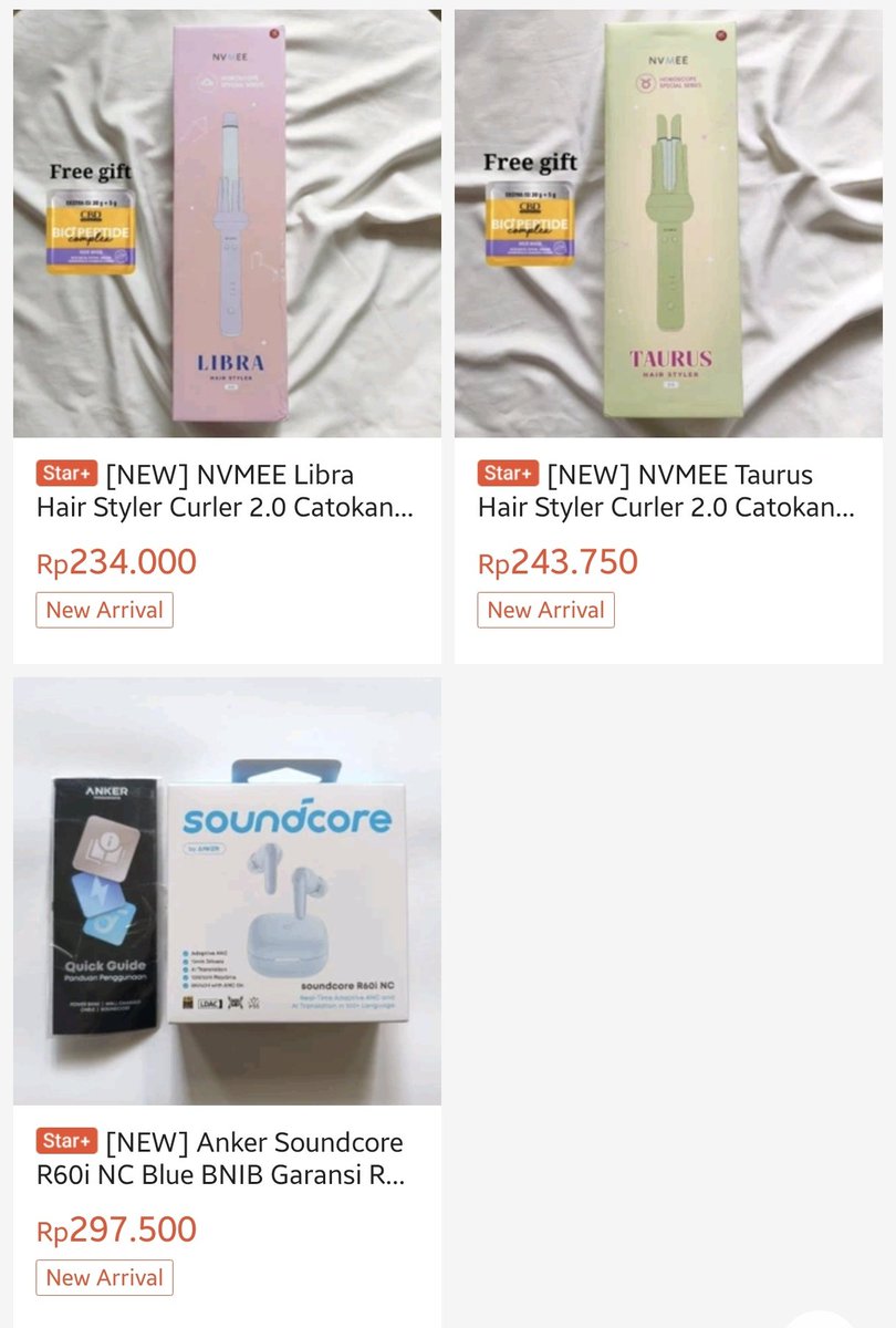 diberkatiii's tweet photo. WTS

✨ Fw cosrx salicylic acid
✨ Parfum teratu white
✨ Mercredi loose powder
✨ Lashboss eyelash curler 
✨ Some by mi aha bha sos kit
✨ Mine perfumery untamed
✨ Dr. Jart Cicapair intensive color correcting repair gel
 
Toko : https://t.co/sGkaZZ35El https://t.co/YrAkj20rM1