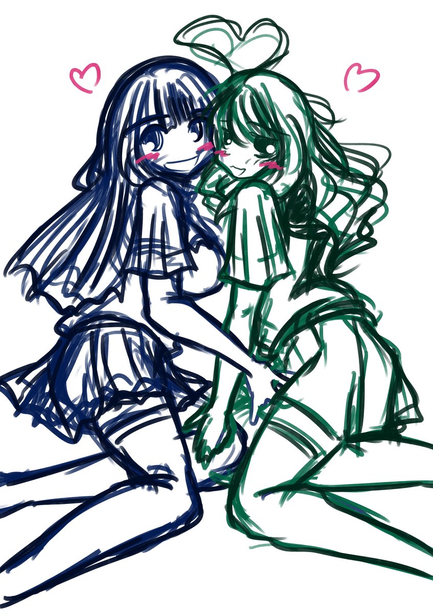 今宵のラクガキ
零菜さん&えんちーちゃん 