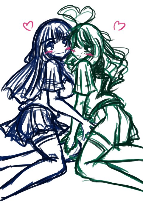 今宵のラクガキ 零菜さん&えんちーちゃん