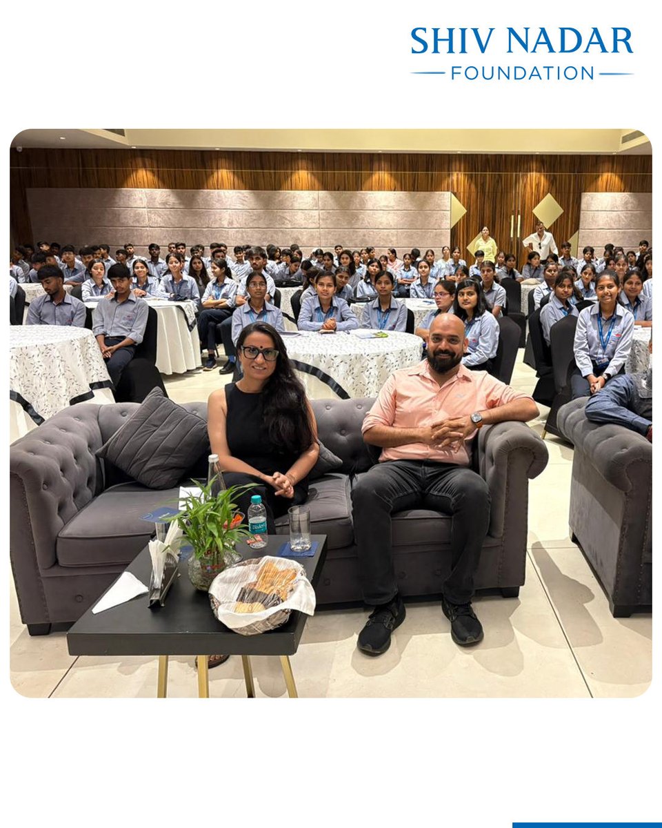 ShivNadarFDN's tweet photo. A heartfelt thank you to Rahat Kulshreshtha, Co-Founder of Quidich Innovation Labs, for inspiring VidyaGyan students through thought-provoking conversations, curiosity-led learning, and an unforgettable Outbound Learning Experience.

#ShivNadarFoundation https://t.co/VetcShrOzN