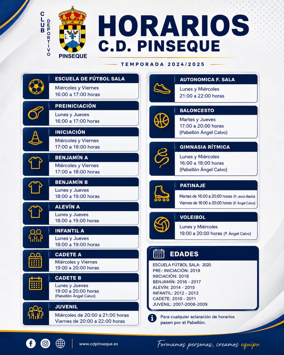 CDPINSEQUE's tweet photo. ⚽️🏀🏐🛼 

¡𝗖𝗢𝗠𝗘𝗡𝗭𝗔𝗠𝗢𝗦 𝗝𝗢𝗥𝗡𝗔𝗗𝗔𝗦 𝗗𝗘 𝗣𝗨𝗘𝗥𝗧𝗔𝗦 𝗔𝗕𝗜𝗘𝗥𝗧𝗔𝗦!

😁 Te estamos esperando.

📲 Cualquier duda o pregunta responderemos por mensaje privado.

#𝗘𝗹𝗢𝗿𝗴𝘂𝗹𝗹𝗼𝗗𝗲𝗨𝗻𝗣𝘂𝗲𝗯𝗹𝗼
#𝗩𝗮𝗺𝗼𝘀𝗣𝗶𝗻𝘀𝗲𝗾𝘂𝗲 https://t.co/8perM4stdZ
