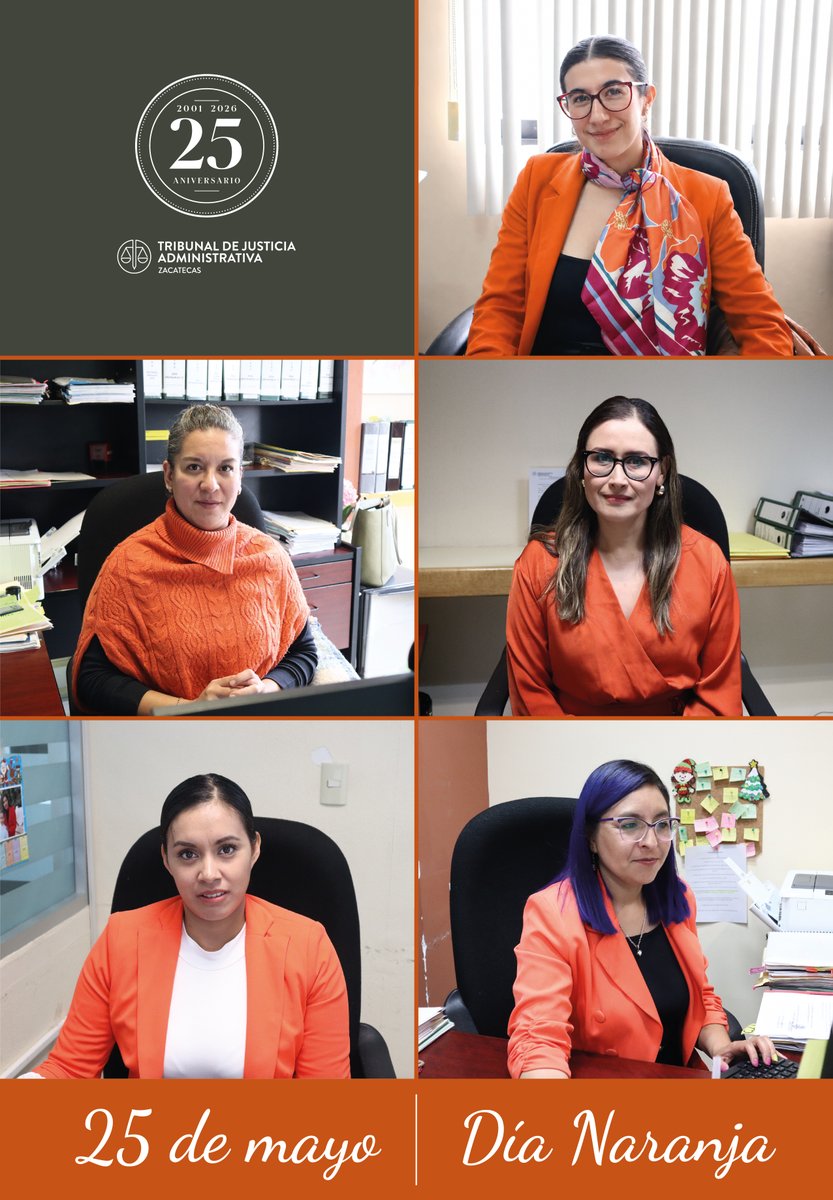 trijazac's tweet photo. Hoy, en el Día Naranja, refrendamos nuestro compromiso institucional para prevenir y erradicar cualquier tipo de violencia contra mujeres y niñas.

Cada 25 de mes hacemos un llamado a sumar esfuerzos, promover el respeto, la igualdad y construir espacios libres de violencia. https://t.co/po3SFlyeMb