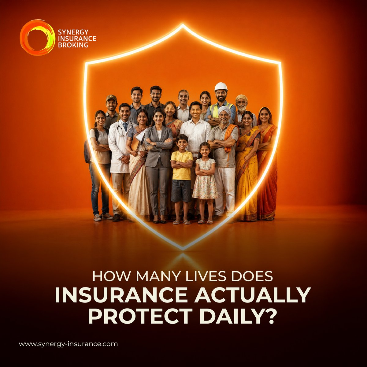 BrokingSynergy's tweet photo. Insurance impact is invisible until needed. Behind every corporate policy are families relying on financial protection. 
Is insurance compliance for your organisation or true protection? https://t.co/CIfkZ9Q16H