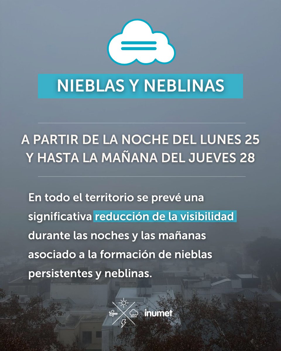 Instituto Uruguayo de Meteorología tweet media