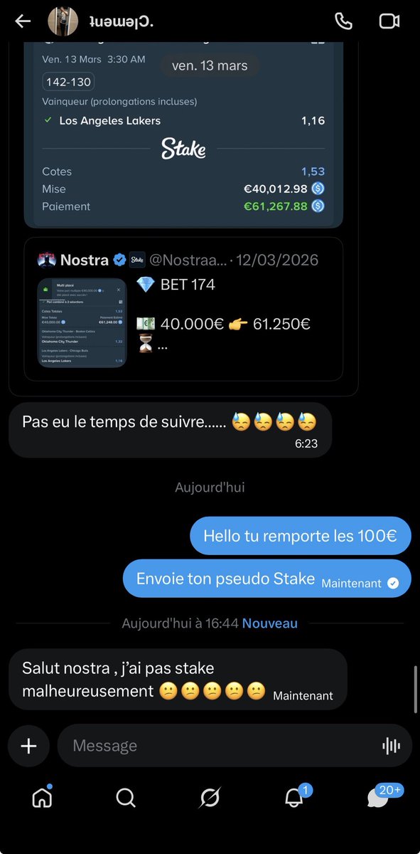 Nostra tweet media