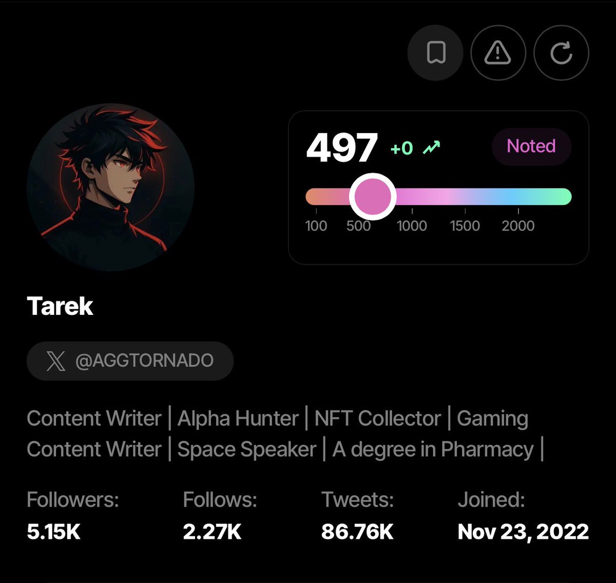 Tarek tweet media