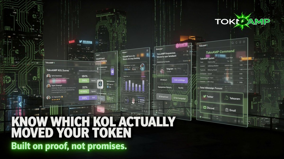 ToknAMP's tweet photo. KOL budgets under the microscope. Projects report 80%+ vanishing into bots and low-engagement traffic. Vanity metrics fade when on-chain attribution tracks real delivery. The shift to verifiable ROI is coming. #CryptoROI #KOLMarketing #InfluencerAudit @Messari @Delphi_Digital https://t.co/rYRu4pd18E
