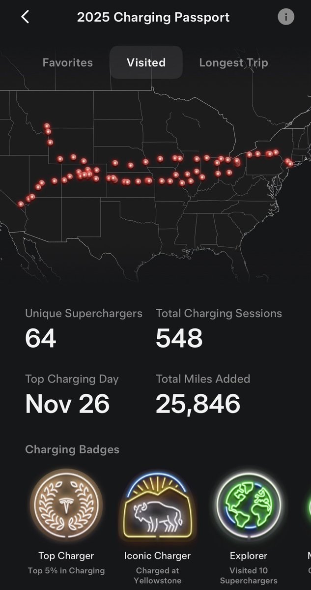alexneil's tweet photo. @TechOperator Anytime someone tries to argue about driving cross country  in an EV, I just show them this https://t.co/Mg60Ke8g3P