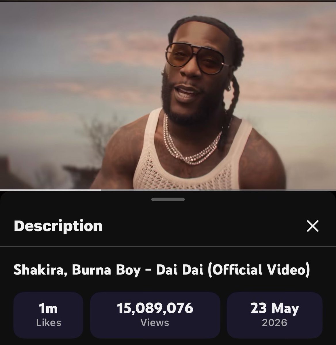 BURNA BOY STATS tweet media