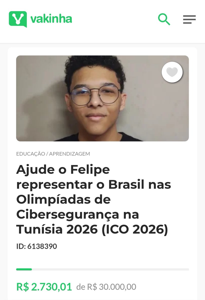 oliveirarodme's tweet photo. Pessoal, tudo bem? Ainda estamos bem longe do que precisamos, mas ainda temos tempo!

Quem puder compartilhar, já ajudaria demais https://t.co/Kjh7QPYGXn https://t.co/R5nxzz7rMO