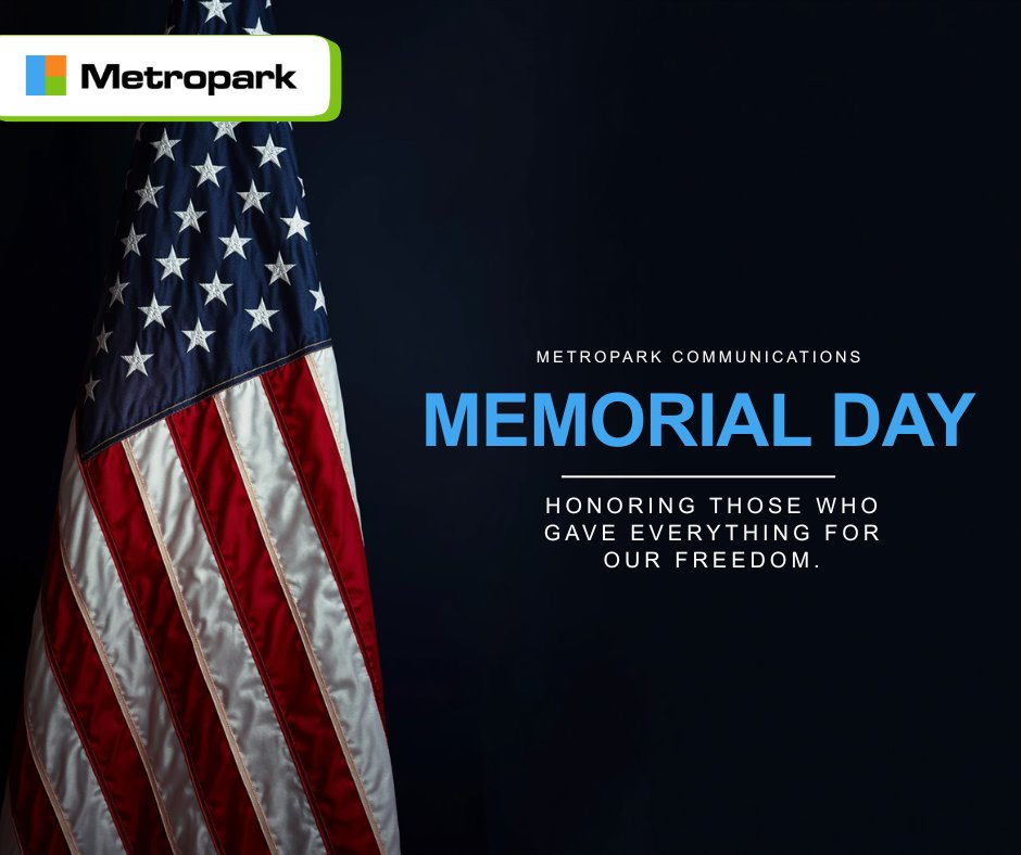 metroparkcomm's tweet photo. Today we honor and remember the brave men and women who gave everything for our freedom. 🇺🇸

From all of us at @metroparkcomm , thank you to our fallen heroes.

#MemorialDay #HonorAndRemember #USA #NeverForgotten https://t.co/SAkmAkkA4B