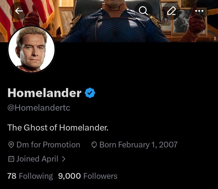 Homelander tweet media