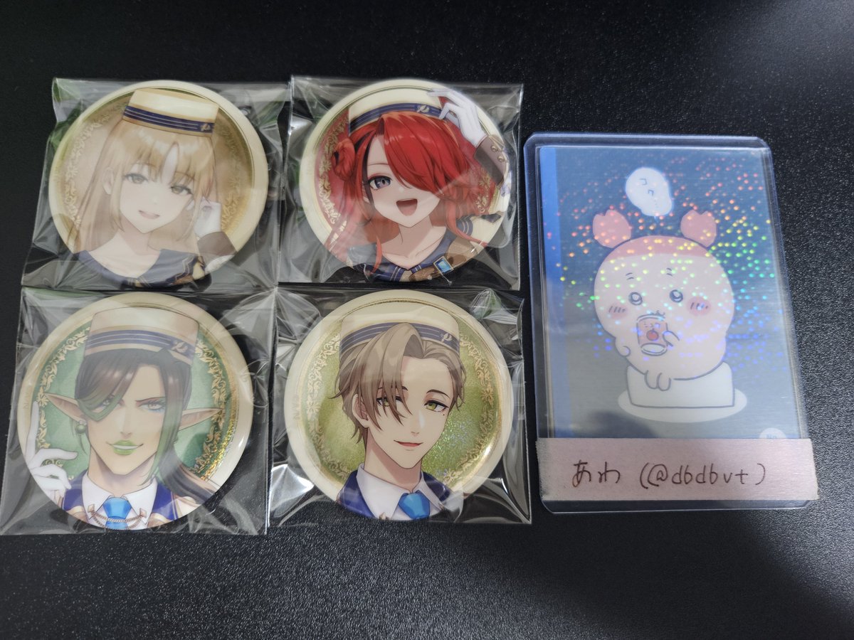 dbdbvt's tweet photo. 【交換、譲渡】にじさんじ 缶バッジ ビスケット

譲▶画像1枚目
求▶画像2枚目

郵送交換
異種なんでも検討致します

お気軽にお声掛けください。 https://t.co/OaNpkvBh6f