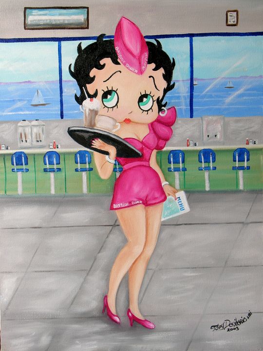 LbiArtist's tweet photo. Art of the Day! "BAYSIDE BETTY". Buy at: https://t.co/pSfXqWrcOw https://t.co/L1bXzUnsrb