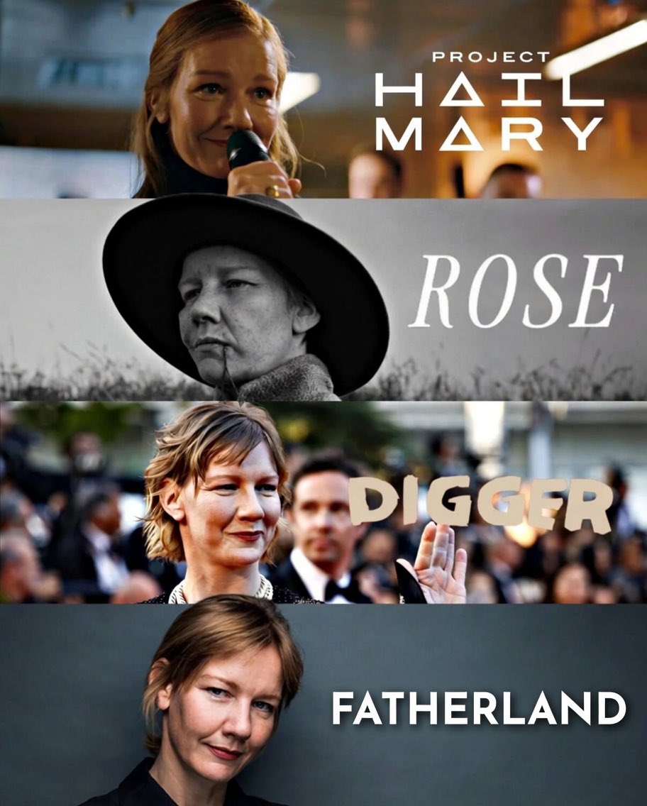urbanmyths's tweet photo. @koreanoli Sandra Hüller has entered the chat. 

- Won best actress for Rose at the Berlin film festival
 - Delivered a great performance in Project Hail Mary
- Fatherland won the Best Director award Cannes
 -  Her next big movie is with Tom Cruise in Digger https://t.co/74Q69zfUQn
