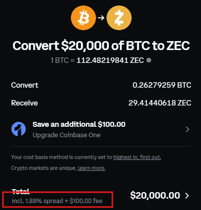 eruditty's tweet photo. Fucking criminal. I cannot wait until real competition from US brokerages impact fees in this space. @coinbase will get Grayscale'ed and I can't wait for it. https://t.co/oqHbWRPWSi