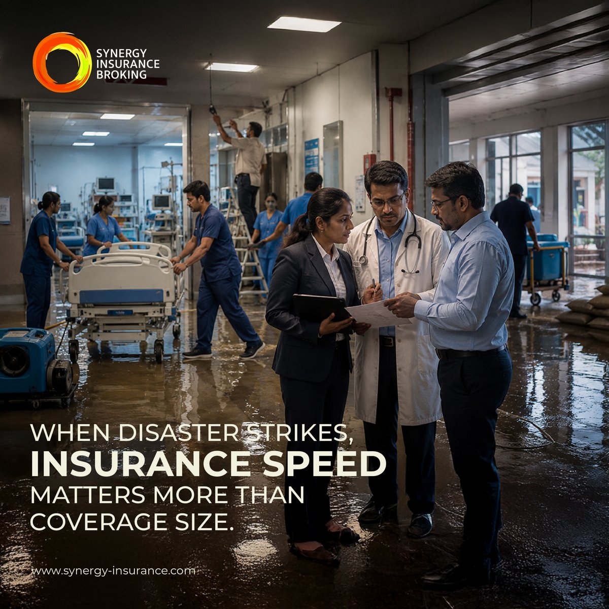 BrokingSynergy's tweet photo. During disaster recovery, speed matters more than policy size. Effective claims coordination determines how fast operations resume. 

Would your business recover quickly? https://t.co/6RZTEfeLDZ