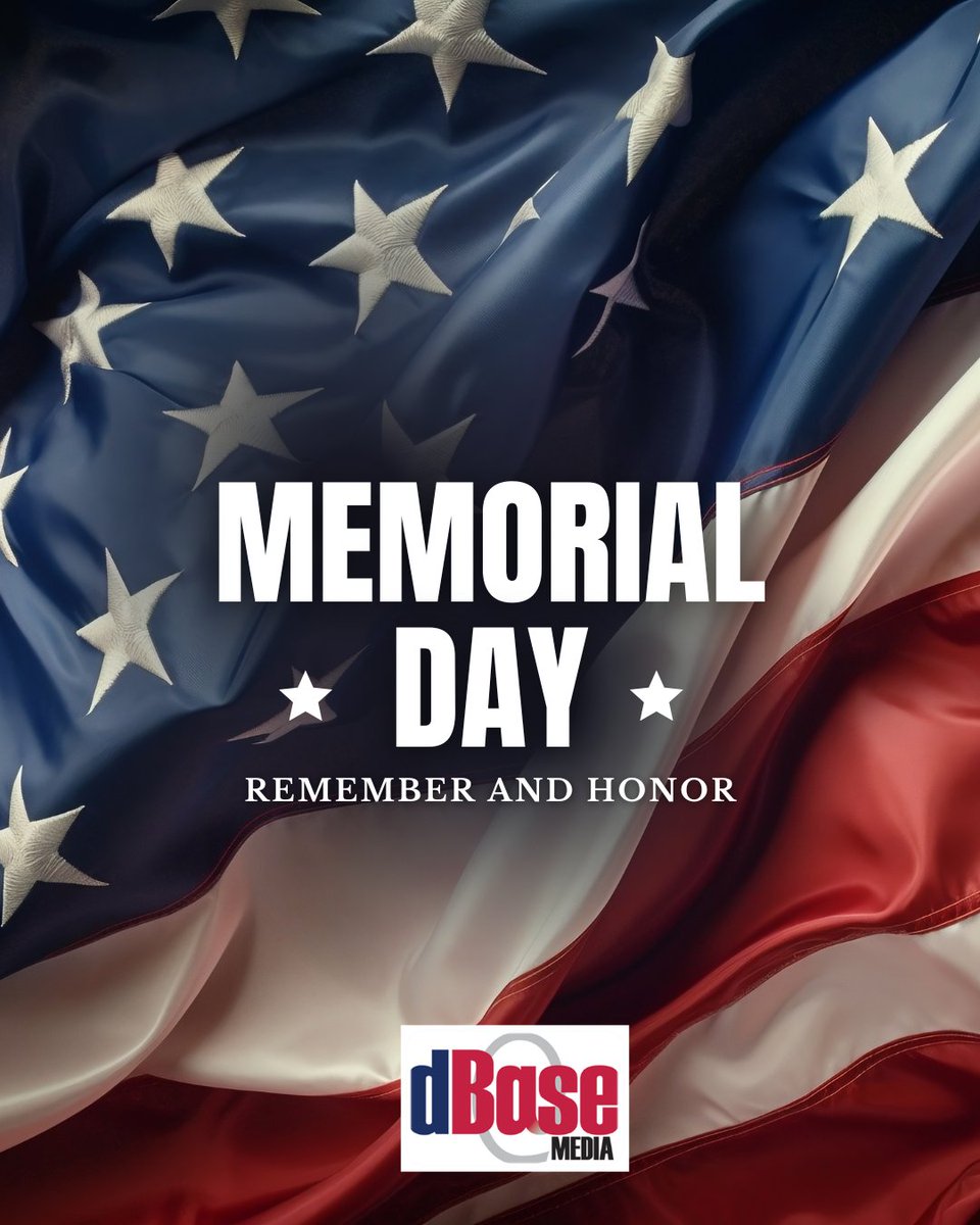 dBaseMedia's tweet photo. Today, we remember and honor the brave men and women who made the ultimate sacrifice for our freedom.

Their courage, service, and dedication will never be forgotten. https://t.co/x71vi1vAIN