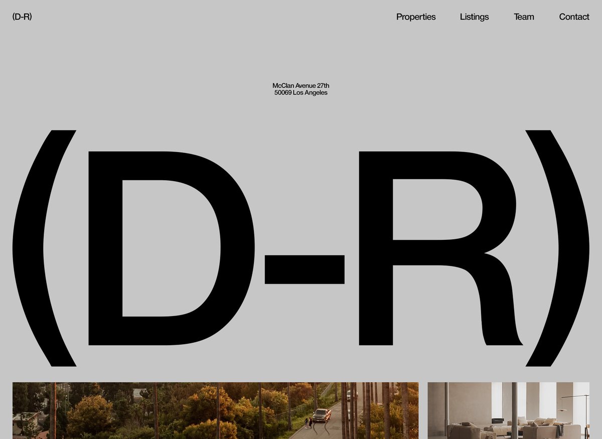 oliver_gareis's tweet photo. I designed these editorial layouts as part of a conceptual design direction for a realtor

↳ Master typography &amp; layout - The foundation of timeless web design. Join 300+ designers inside my 13-hour online course https://t.co/AU5xgqoV0X 

#typography #design https://t.co/zykp58Z308