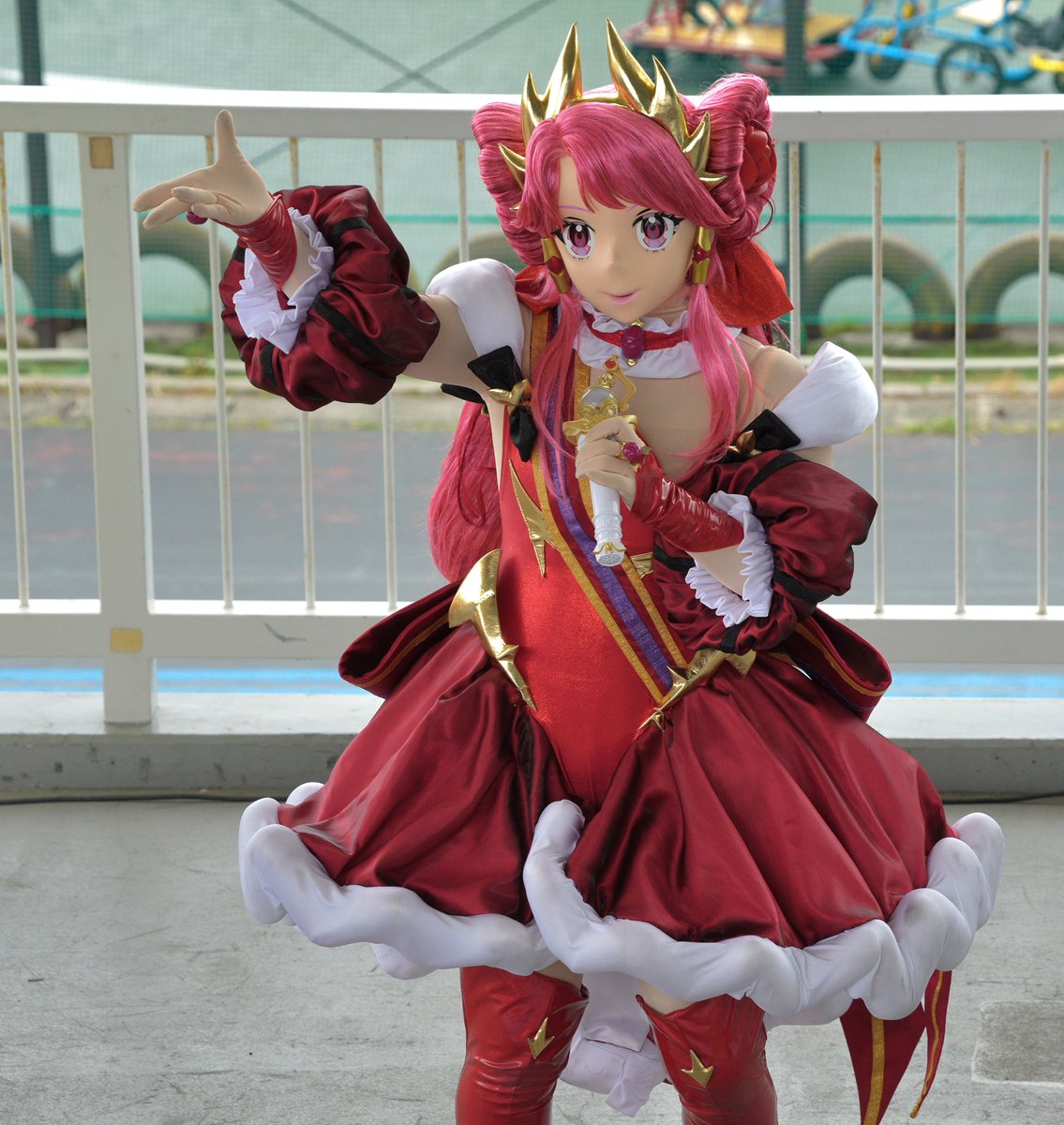 Log_elec's tweet photo. 2026/05/24 PM
ダンスタイム
#プリオケ #関西サイクル #着ぐるみ https://t.co/17bbeG6QzE