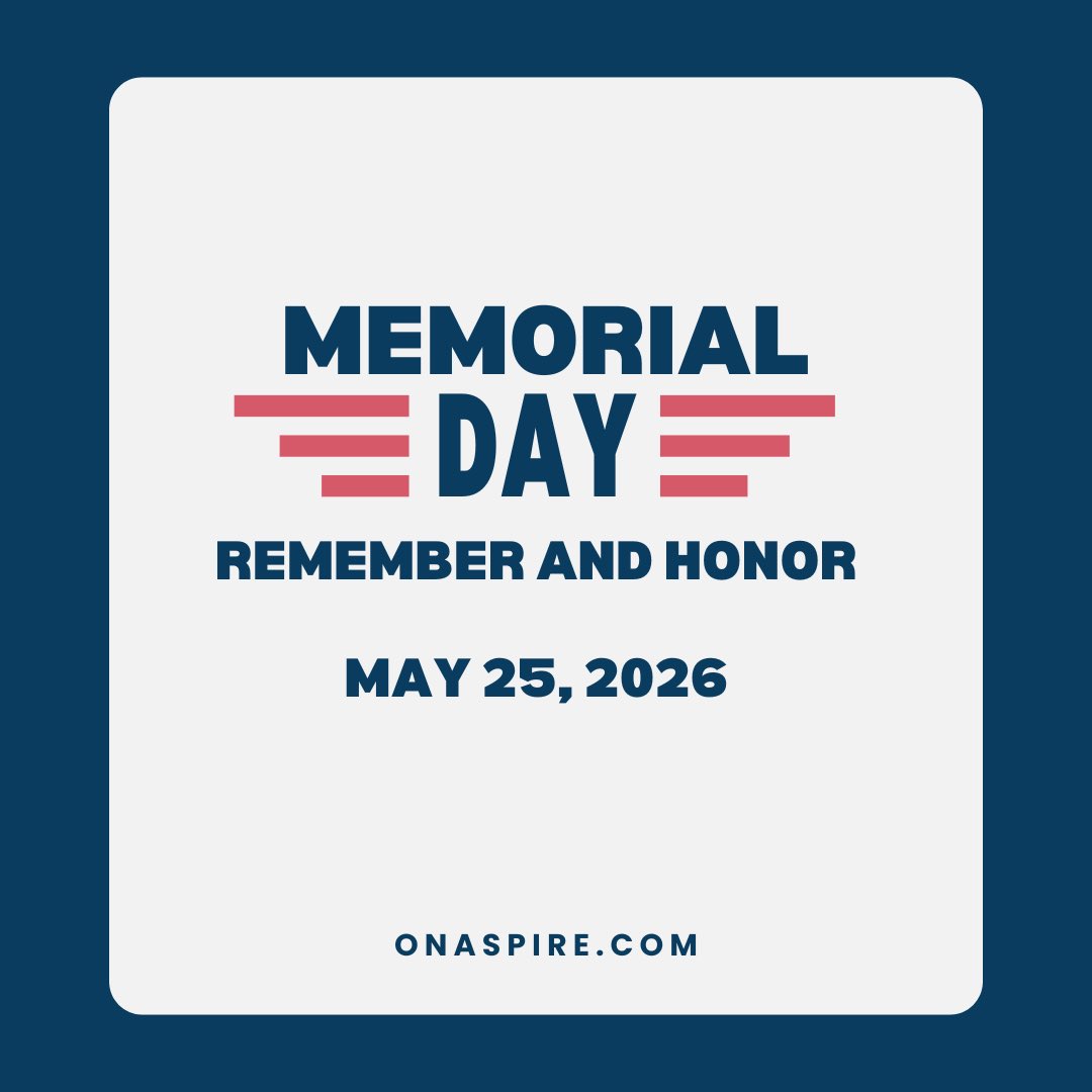 GrowWithAspire's tweet photo. Today we remember and honor. 

#MemorialDay #MemorialDayWeekend https://t.co/zMnGCofUX9