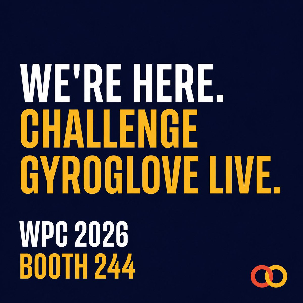 gyroglove's tweet photo. Some booths hand out brochures. 
Ours hands you the glove.
We’re here live at WPC 2026 in Phoenix, from 25–27 May.
Come by, try it, and say hi.

#WPC2026 #ParkinsonsDisease #Steadyhands #GyroGear #GyroGlove https://t.co/s4VOU5iRDH