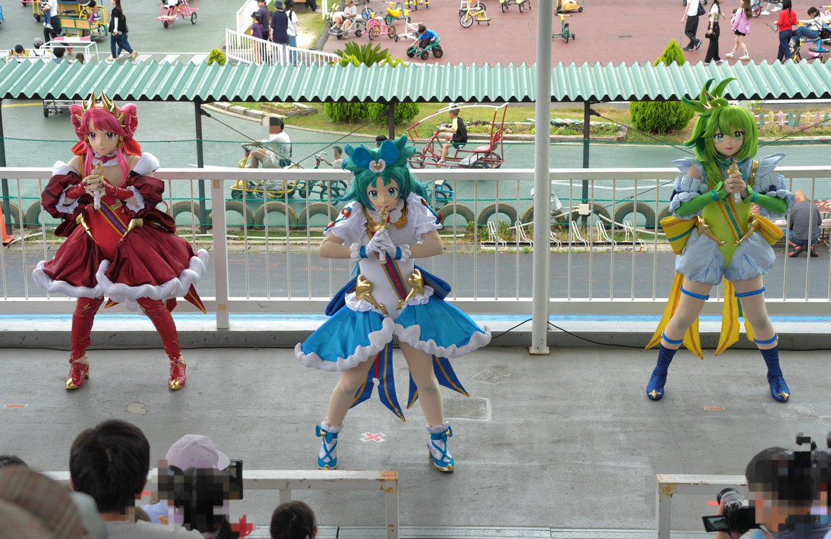 Log_elec's tweet photo. 2026/05/24 PM
ダンスタイム
#プリオケ #関西サイクル #着ぐるみ https://t.co/Zrfg4hmqMs