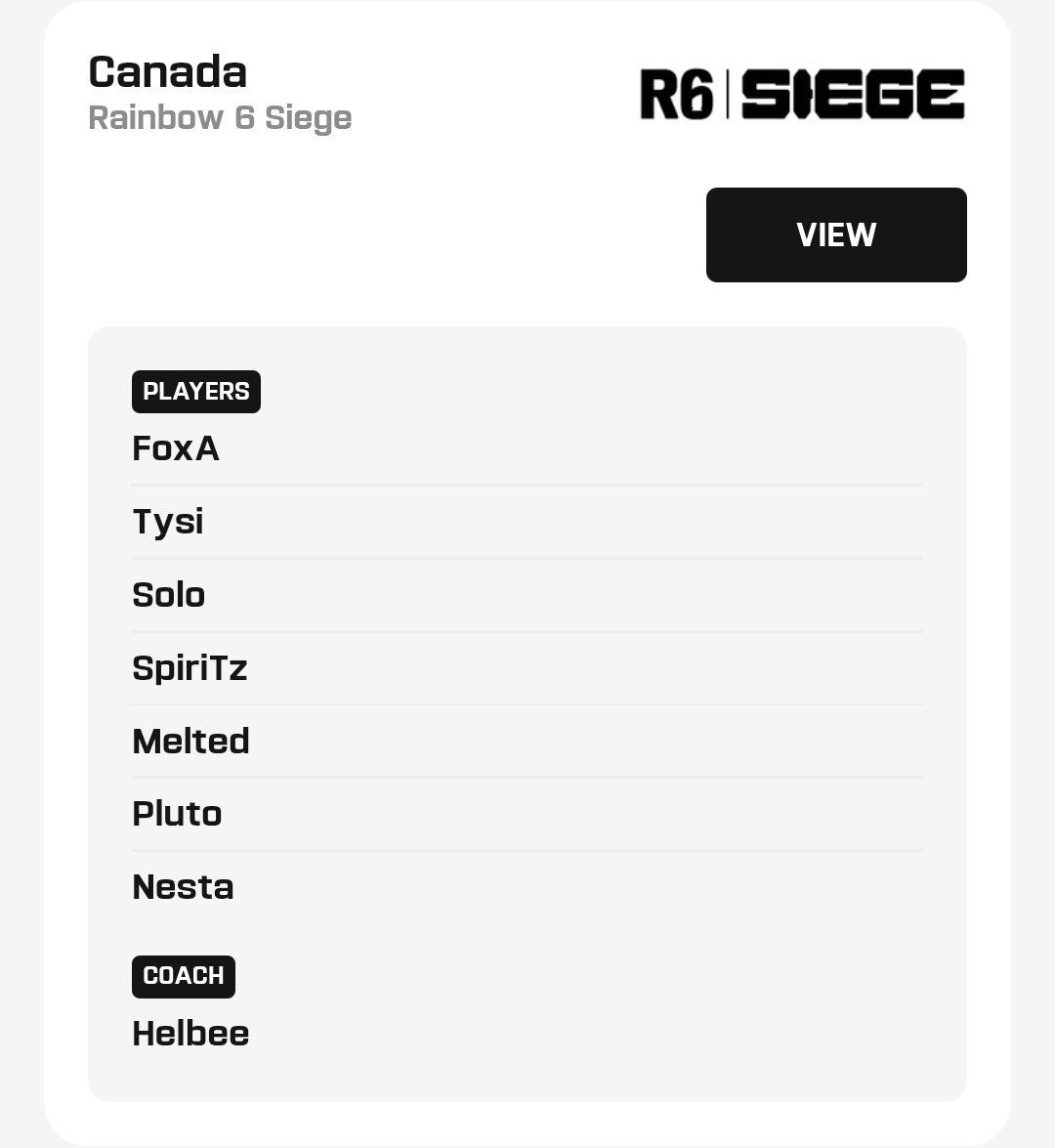 TysiR6S's tweet photo. Such an honor to be apart of such an amazing project and to have the chance to represent my country. Will not disappoint anyone. Go team Canada 🇨🇦 🏆 https://t.co/5dzz1u5lfi