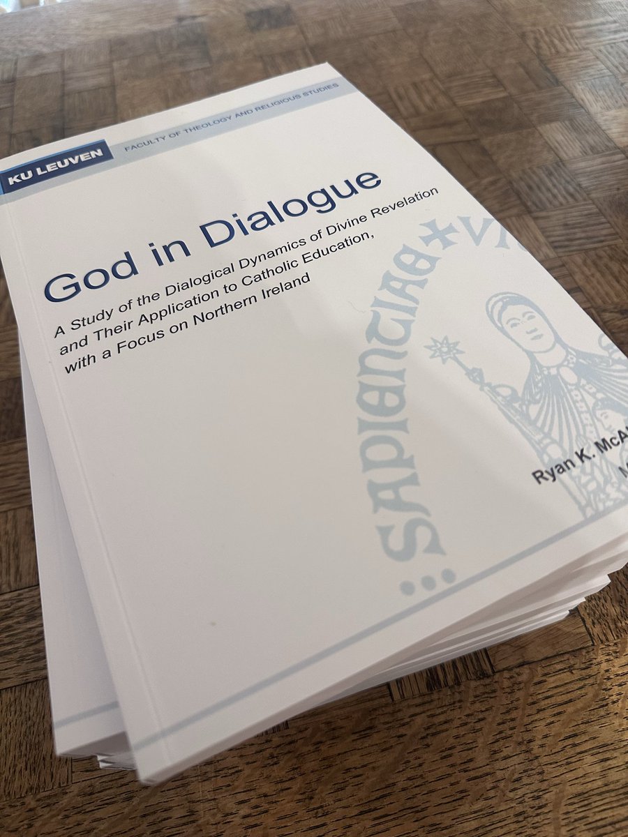 ryankmcaleer's tweet photo. Thrilled to post that I have successfully defended my thesis, ‘God in Dialogue’, and have obtained a PhD in theology @KU_Leuven. It’s been quite the journey that was only made possible with the guidance of Lieven Boeve and Didier Pollefeyt, and the support of family and friends. https://t.co/rPfeO6fzF9