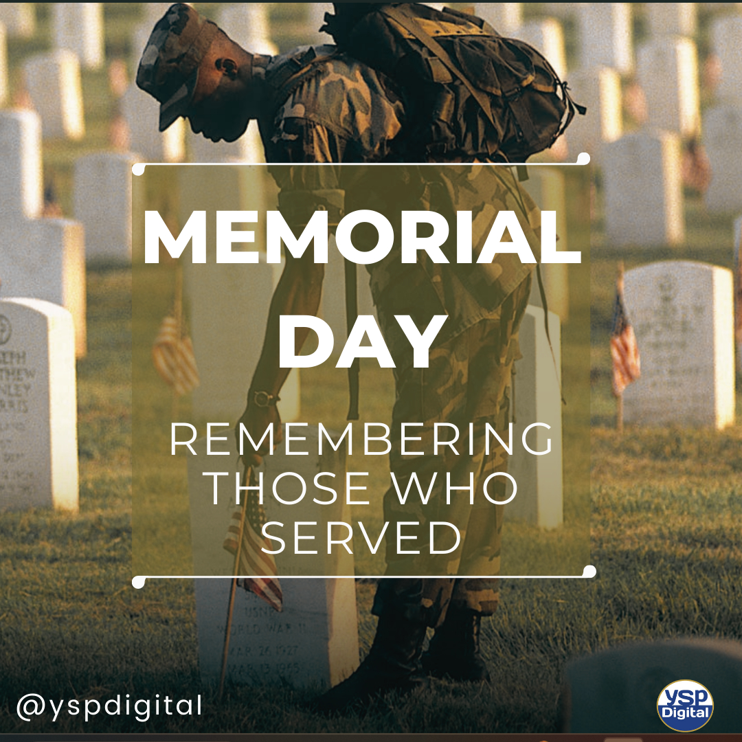 yspdigital's tweet photo. Today is more than a #longweekend. It is a day to honor the men and women who made the ultimate sacrifice while serving our country.
🔹
#mondaymood #mondaymotivation #mondayvibes #morninginspiration #goodmorning #morningmotivation #memorialday #happymemorialday #remember https://t.co/5LC2uSeV1O