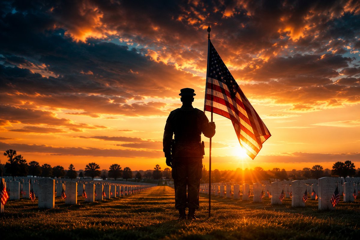 Bookof_Eth's tweet photo. Our fellow American brothers celebrate Memorial Day.

Today we pause.

Not for markets. Not for charts. Not for announcements.

For the men and women who traded their tomorrows so we could have ours.

They didn't fight for a flag alone - they fought for an idea. That people deserve to be free. Free to speak. Free to build. Free to choose their own path.

That idea didn't die with them. It lives in every generation that refuses to let freedom become a memory.

We build Ethereum because we believe the next frontier of freedom is digital. Permissionless. Borderless. Owned by no one and open to everyone.

But today isn't about what we're building.

It's about why we get to build it at all.

To every American who carries the weight of a folded flag. To every family with an empty chair. To every name etched in stone that most will never read:

We remember.

To our American Booelievers - hold your loved ones a little tighter today. The freedom to gather, to dream, to build something bigger than ourselves... that was bought with a price we can never repay.

Only honor.

🙏📖