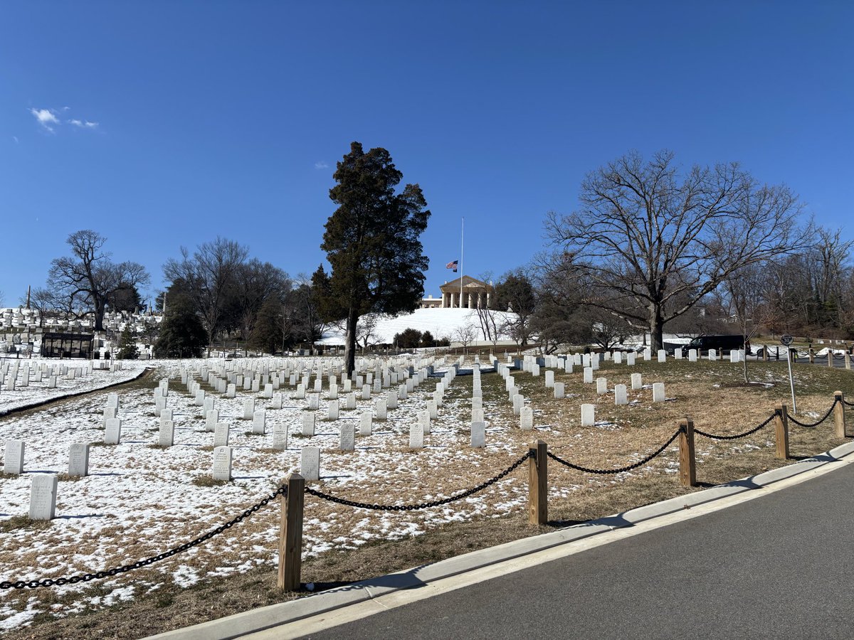 BCopham's tweet photo. Had the honor and privilege to attend a changing of the guard ceremony with my sixth grader and her entire class earlier this year. Thank you to all the heroes here at Arlington and across our great country. God Bless the USA. https://t.co/ICZY3Je5P1