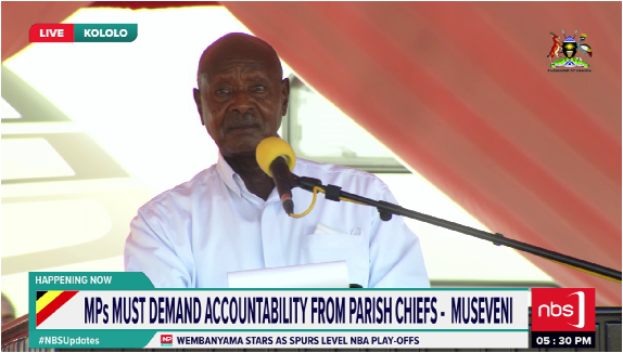 nbstv's tweet photo. President @KagutaMuseveni: I was here watching you shaking hands and hugging. Do you people know that there is Ebola? For me I've not touched any of you.

#NBSUpdates #PlenaryUg https://t.co/Wp0nwoHeFE