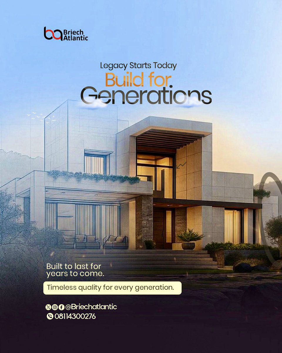 briechatlantic's tweet photo. This Monday, Briech Atlantic is on-site delivering structures that outlive the noise. 

Invest in concrete, steel, and generational equity in Abuja.

#BriechAtlantic #BuildToLast #AbujaRealEstate #NigeriaHomes #LegacyBuilding #MotivationMonday #AbujaProperty #eibgroup https://t.co/HOkodA3sh5