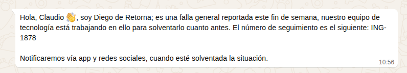 clausche's tweet photo. Comunico por acá para ayudar en la Aplicación #Retorna App que estan teniendo problemas técnicos, al parecer no tienen cuenta X. #venezuela @CNNEE @bbcmundo https://t.co/0MJyqvbiTl