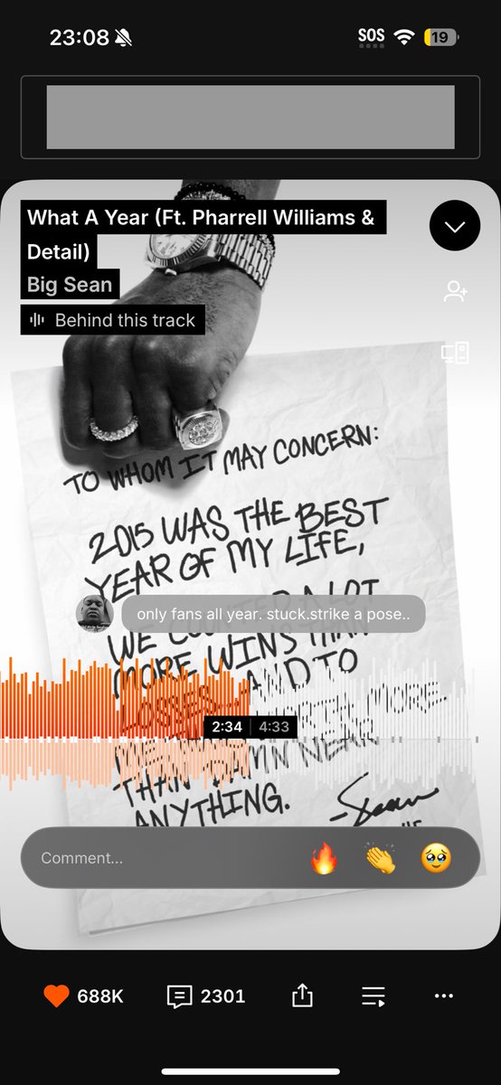 natebigwolf's tweet photo. I kno this is a shot in the dark but when will we get this on AM/Spotify? @BigSean 🙏🏽🙏🏽🙏🏽 https://t.co/6l3NQYpkHq