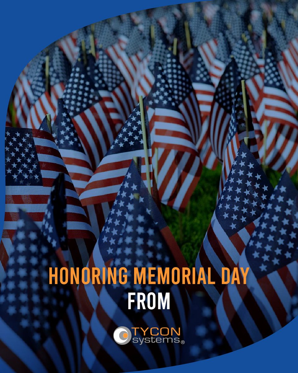 TyconSys's tweet photo. We remember the heroes who gave everything for our freedom.
Their sacrifice is the foundation of the world we continue to build today. 🇺🇸

#TyconSystems #PoE #MemorialDay #SustainableFuture #SolarPower https://t.co/11HyCMsWZm