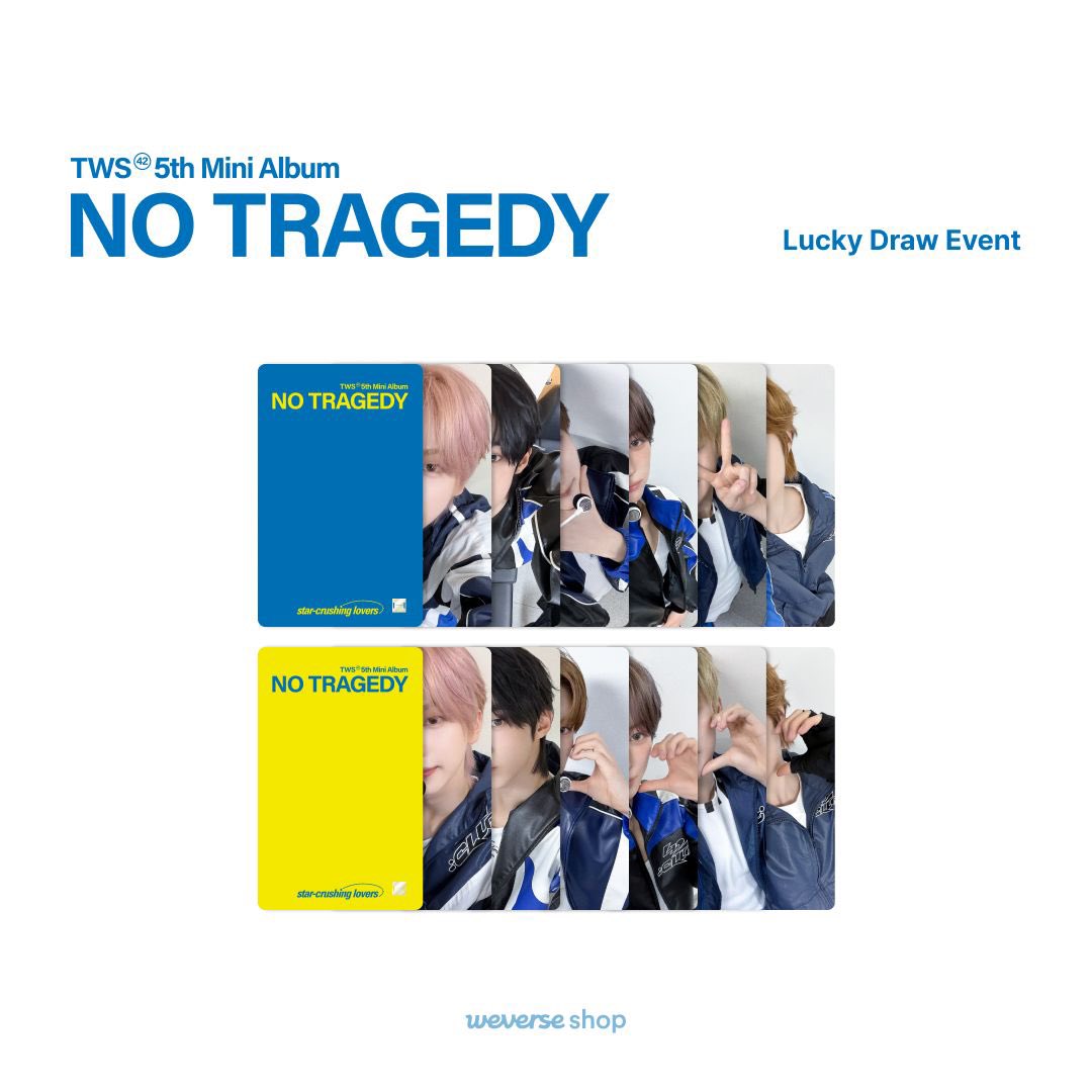 TWS 'NO TRAGEDY'💙 本国2次ラキドロ Qoo10にて予約開始📣 ① Weverse
