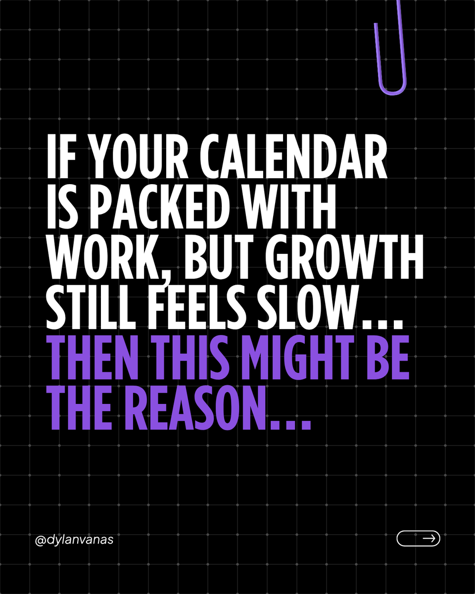 dylanvanas's tweet photo. Which one are you? Operator or CEO? 🤔

Most people are working harder than ever and wondering why the business isn't growing faster.
It's not the hours. It's the lens.

There are two ways to run a business:
The operator wakes up and asks "what do I need to do today?" 
The CEO wakes up and asks "what needs to stop happening forever?"

One keeps you busy. The other builds something that runs without you.

Same calendar. Same 24 hours. Completely different trajectory.

The shift isn't about doing more. It's about thinking at a higher level than the problem in front of you.🧠

Swipe through and be honest with yourself about which one you are right now 👉

#BusinessGrowth #CEOMindset #Entrepreneurship #BusinessStrategy #SmallBusinessOwner #ScaleYourBusiness