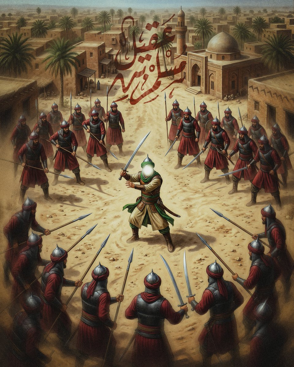 imamhussainorg's tweet photo. عظّم الله أجوركم بذكرى استشهاد سفير الإمام الحسين (عليه السلام) وثقته مسلم بن عقيل (عليه السلام).  

#وفاء_للحسين 
#مسلم_بن_عقيل 
#يوم_عرفة 
#العتبة_الحسينية_المقدسة
