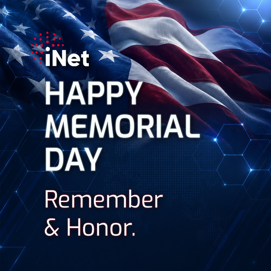 iNet_Connect's tweet photo. This Memorial Day, iNet is proud to honor all who have served and all who still do. And for the men, women and their families who paid the ultimate sacrifice to protect our freedom, we will never forget.

#MemorialDay #honor #remember #respect #alwaysconnected #inet https://t.co/eHqbMC1EIQ