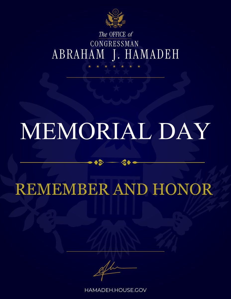 Office of Congressman Abe Hamadeh tweet media